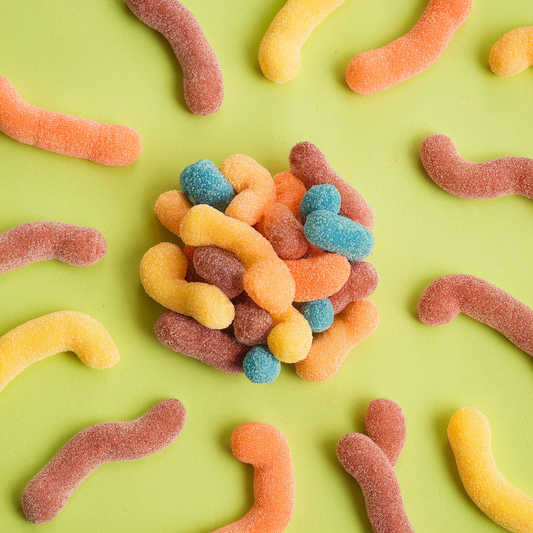 Freeze Dried Sour Worms